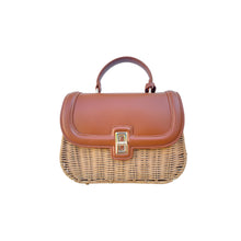 Carica l'immagine nel visualizzatore di Gallery, BORSA IN RATTAN