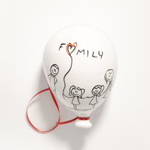 Carica l'immagine nel visualizzatore di Gallery, Palloncino family con 1/2 bambina