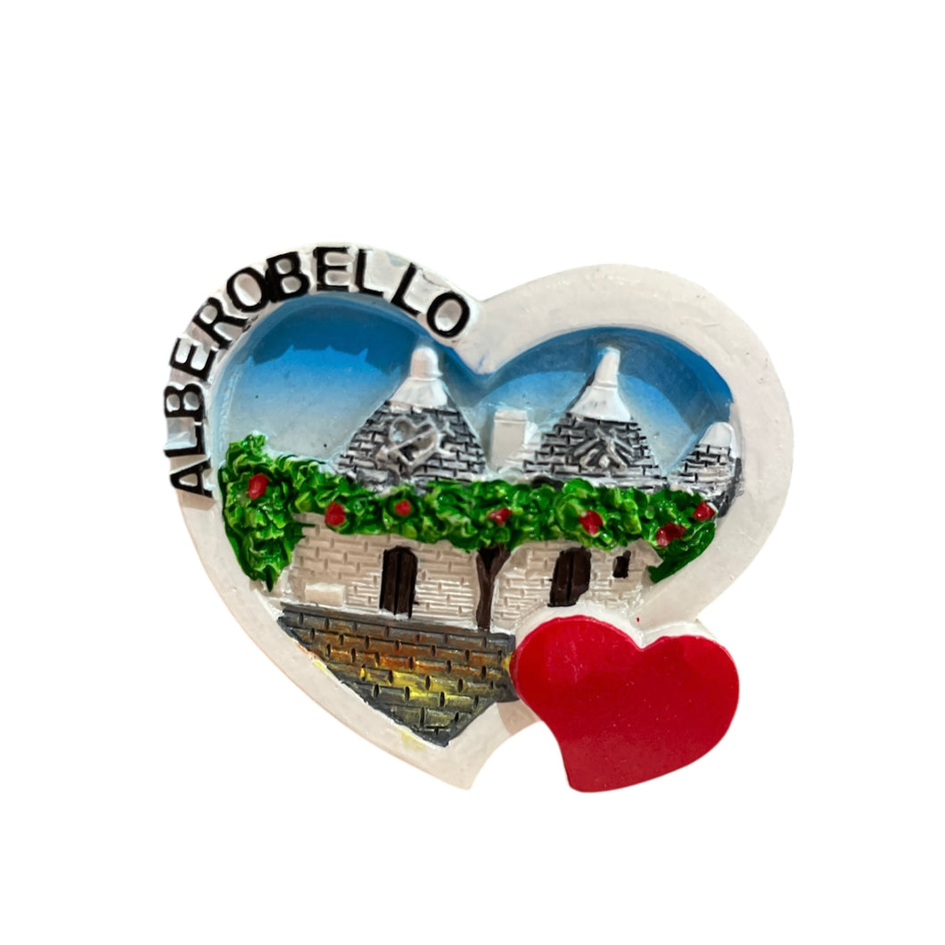 Calamita cuore  con trulli