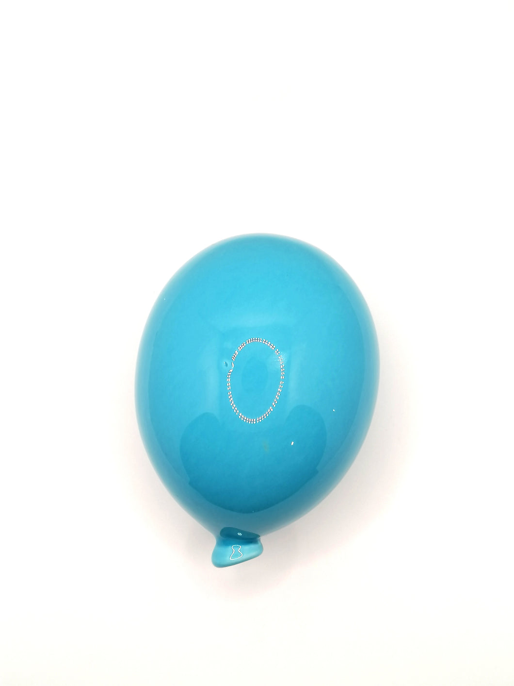 Light blue ceramic balloon