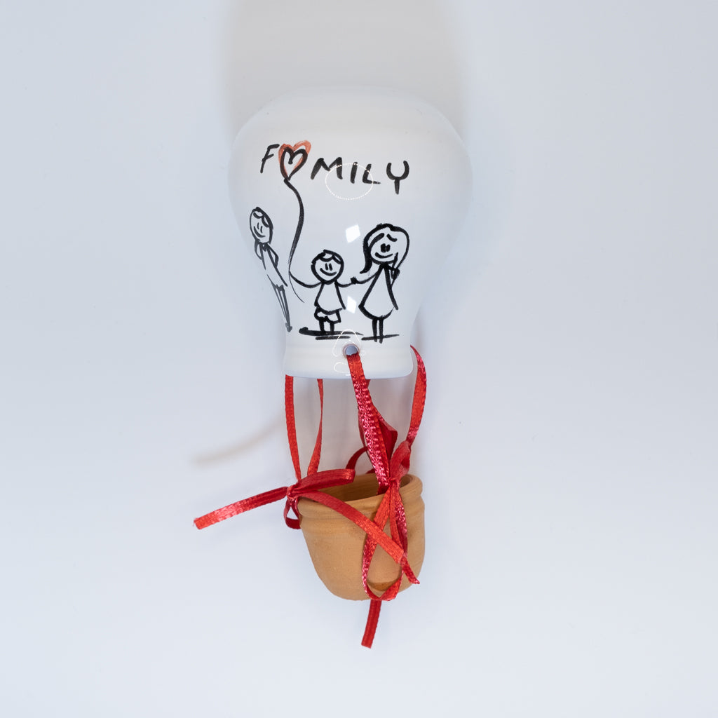 Family Hot Air Balloon with Child